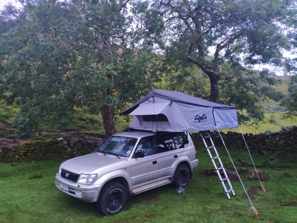 Camping dans le Fairy Glenn