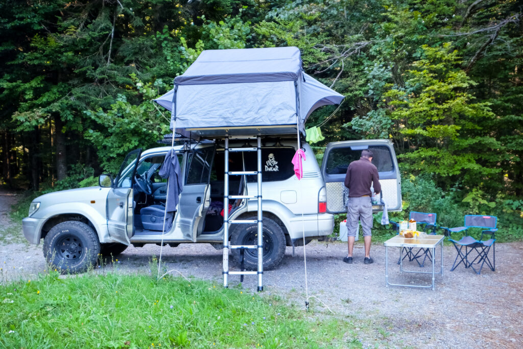 Bivouac en Slovénie