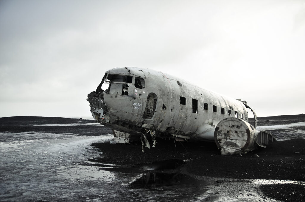 Epave du DC3 en Islande