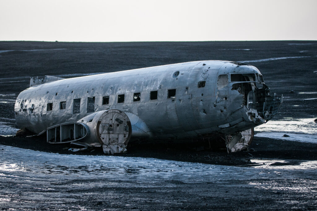Epave du DC3 en Islande