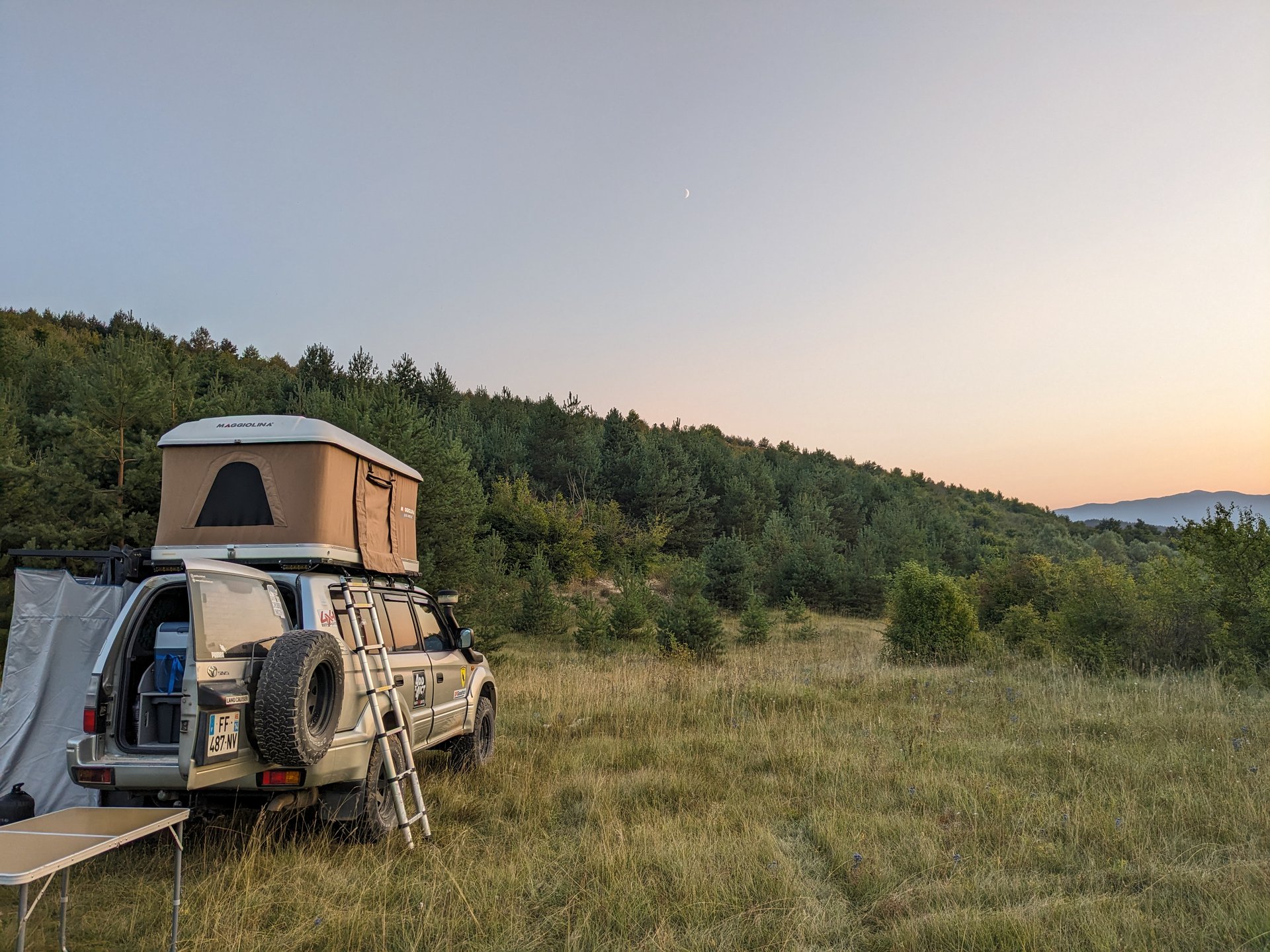 Bivouac en Bosnie